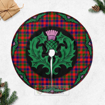 MacGowan (McGowan) Tartan Christmas Tree Skirt Scottish Thistle Style Casual Tree Skirts - Tartan Vibes Clothing