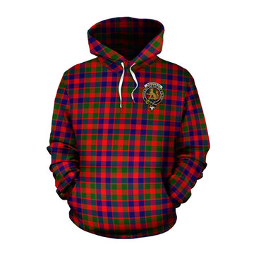 MacGowan (McGowan) Tartan Cotton Hoodie with Family Crest Celtic Skull Style Pullover Hoodie XS - Tartan Vibes Clothing