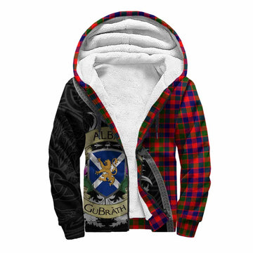 MacGowan (McGowan) Tartan Family Crest Sherpa Hoodie Lion Rampant Royal Thistle Shield Celtic Inspired Unisex S - Tartan Vibes Clothing