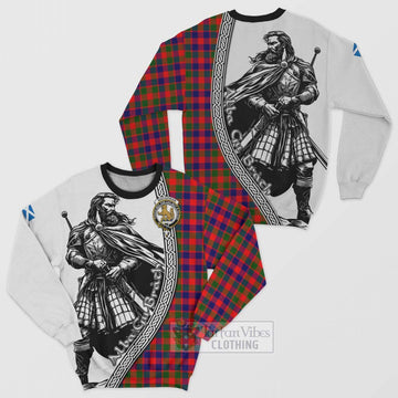 MacGowan (McGowan) Tartan Clan Crest Sweatshirt with Highlander Warrior Celtic Style Unisex - Tartan Vibes Clothing