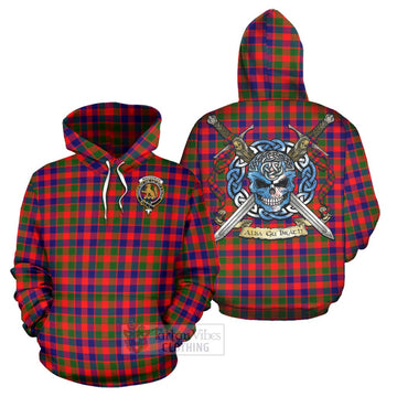 MacGowan (McGowan) Tartan Hoodie with Family Crest Celtic Skull Style Zip Hoodie - Tartan Vibes Clothing