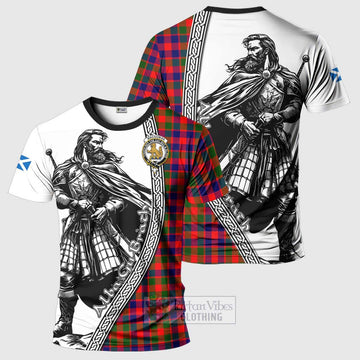 MacGowan (McGowan) Tartan Clan Crest T-Shirt with Highlander Warrior Celtic Style Kid's Shirt - Tartan Vibes Clothing