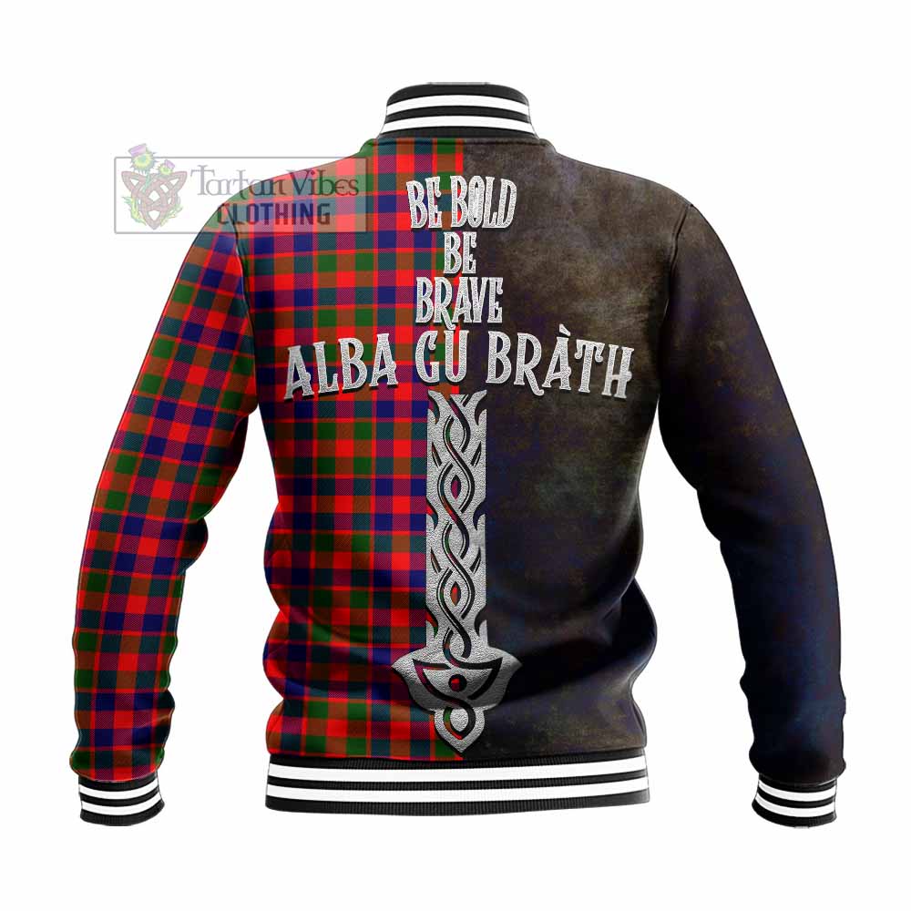 MacGowan (McGowan) Tartan Family Crest Baseball Jacket Alba Gu Brath Be Brave Lion Ancient Style - Tartan Vibes Clothing