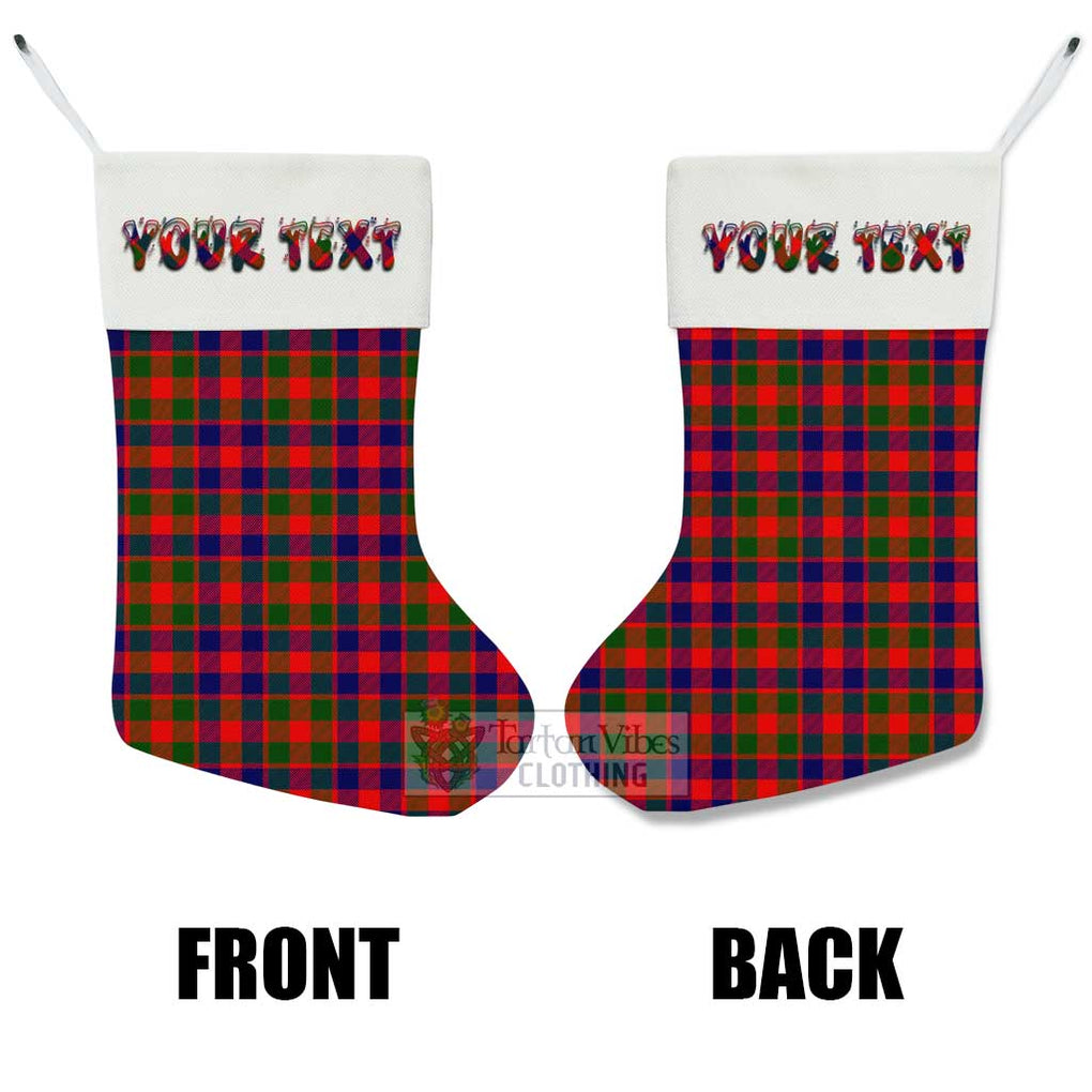 MacGowan (McGowan) Tartan Christmas Stocking with Personalized Text - Tartan Vibes Clothing