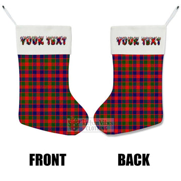 MacGowan (McGowan) Tartan Christmas Stocking with Personalized Text - Tartan Vibes Clothing