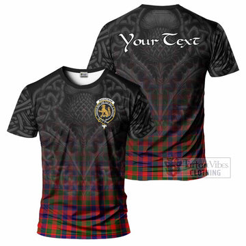 MacGowan (McGowan) Tartan T-Shirt with Family Crest Celtic Thistle Vibes - Tartan Vibes Clothing