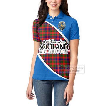 MacGowan (McGowan) Family Crest Tartan Women's Polo Shirt Celebrate Saint Andrew's Day in Style - Tartan Vibes Clothing