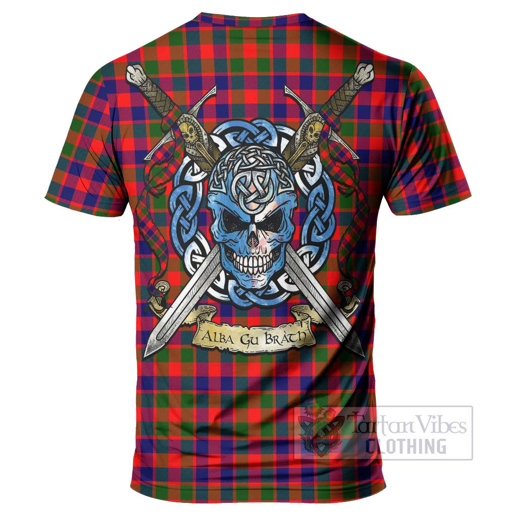 MacGowan (McGowan) Tartan T-Shirt with Family Crest Celtic Skull Style - Tartan Vibes Clothing