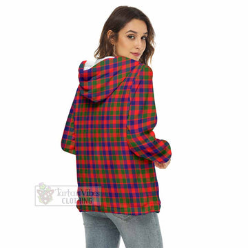 MacGowan (McGowan) Tartan Women's Borg Fleece Hoodie with Half Zip - Tartan Vibes Clothing