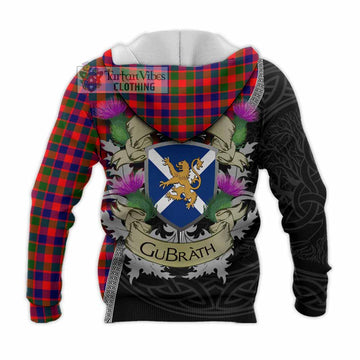 MacGowan (McGowan) Tartan Family Crest Knitted Hoodie Lion Rampant Royal Thistle Shield Celtic Inspired - Tartan Vibes Clothing