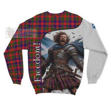 MacGowan (McGowan) Crest Tartan Sweatshirt Inspired by the Freedom of Scottish Warrior - Tartan Vibes Clothing