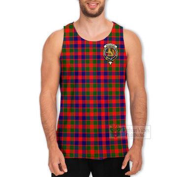 MacGowan (McGowan) Tartan Men's Tank Top with Family Crest Celtic Skull Style - Tartan Vibes Clothing
