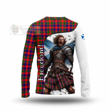 MacGowan (McGowan) Crest Tartan Long Sleeve T-Shirt Inspired by the Freedom of Scottish Warrior - Tartan Vibes Clothing