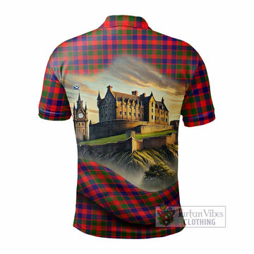 Tartan Vibes Clothing MacGowan (McGowan) Tartan Family Crest Polo Shirt with Scottish Ancient Castle Stype