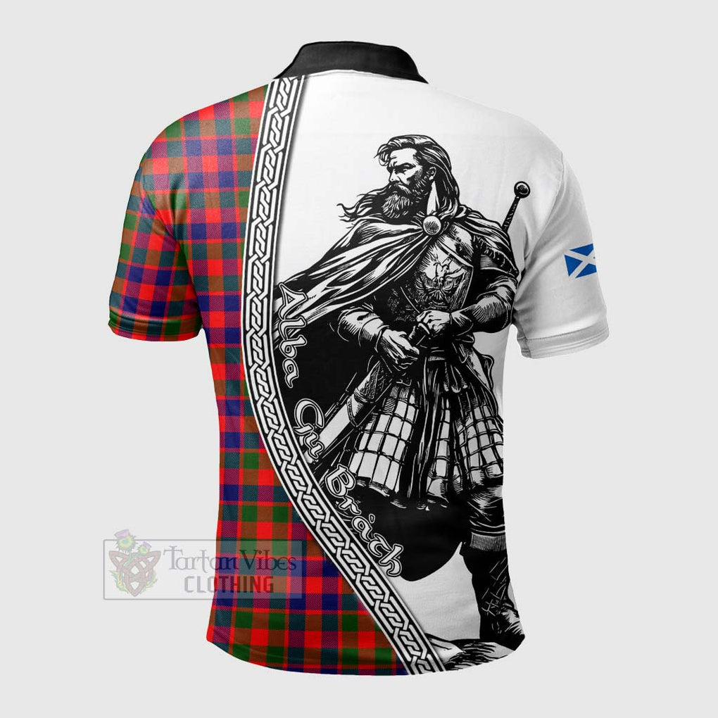 MacGowan (McGowan) Tartan Clan Crest Polo Shirt with Highlander Warrior Celtic Style - Tartan Vibes Clothing