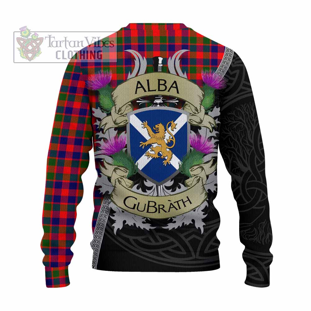 MacGowan (McGowan) Tartan Family Crest Knitted Sweater Lion Rampant Royal Thistle Shield Celtic Inspired - Tartan Vibes Clothing