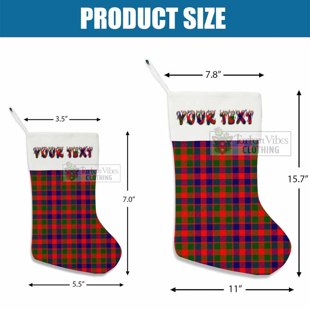 MacGowan (McGowan) Tartan Christmas Stocking with Personalized Text - Tartan Vibes Clothing