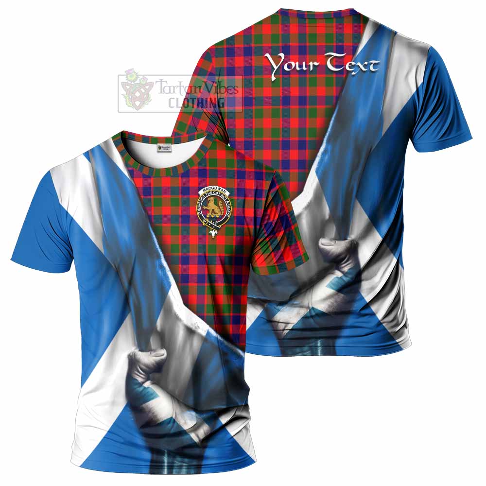 MacGowan (McGowan) Tartan T-Shirt with Family Crest Scotland Patriotic Style - Tartan Vibes Clothing