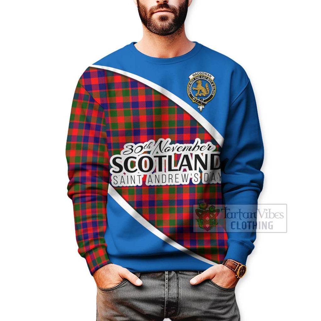 MacGowan (McGowan) Family Crest Tartan Sweatshirt Celebrate Saint Andrew's Day in Style - Tartan Vibes Clothing
