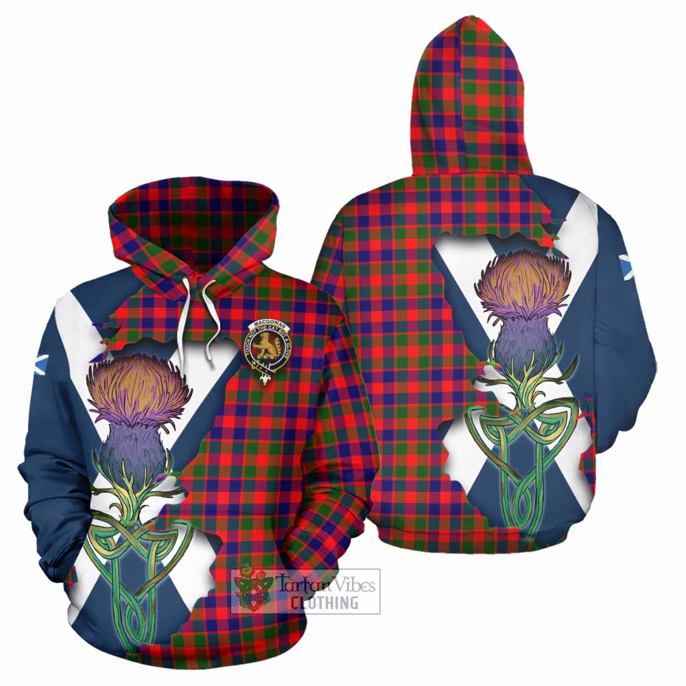 MacGowan (McGowan) Tartan Family Crest Hoodie Scottish Thistle Celtic Inspired - Tartan Vibes Clothing
