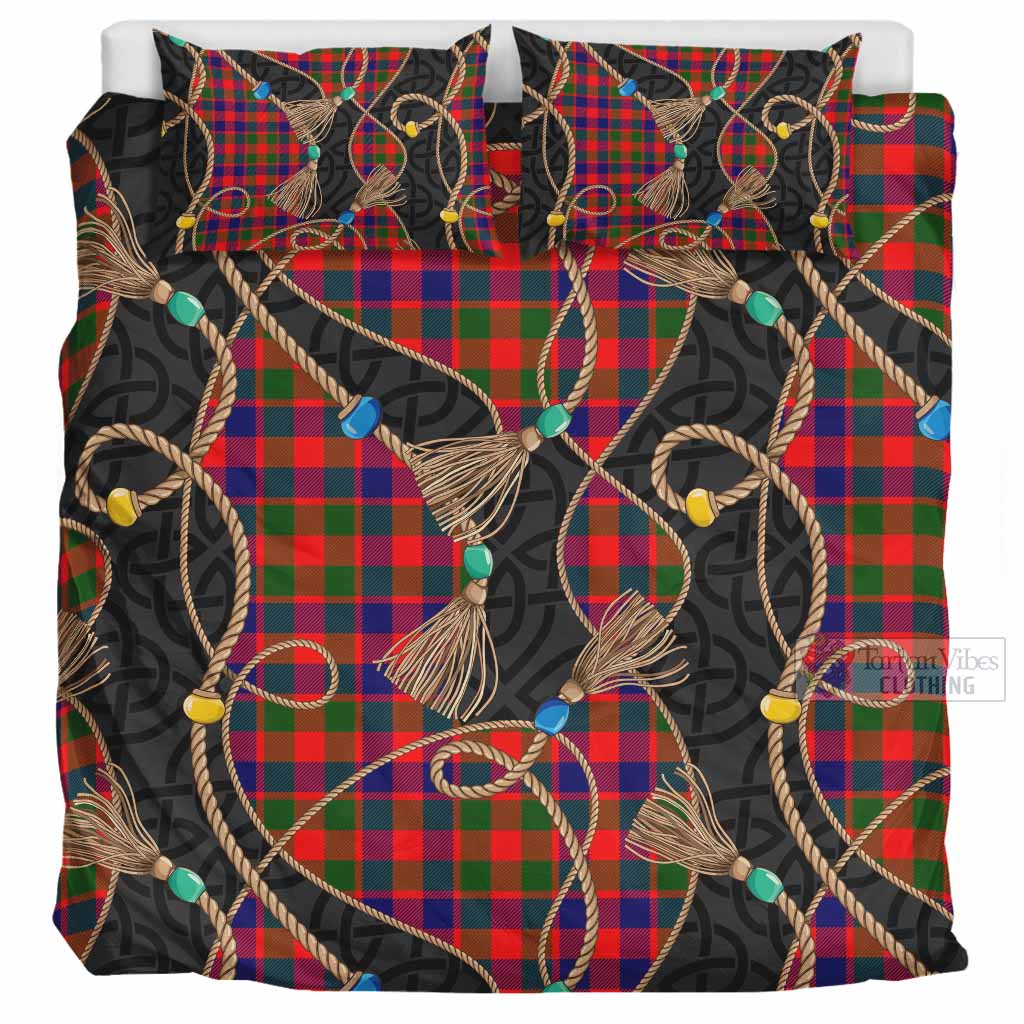MacGowan (McGowan) Scottish Tartan Twisted Ropes Stylized Bedding Set UK Bedding Set UK Super King 104*94 inch - Tartan Vibes Clothing