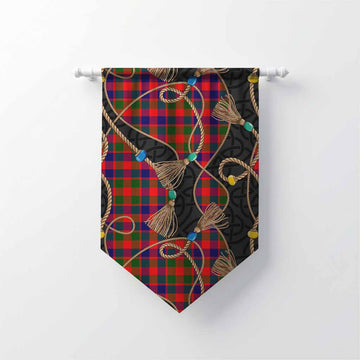 MacGowan (McGowan) Scottish Tartan Twisted Ropes Stylized Gonfalon Chevron - Tartan Vibes Clothing