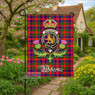 MacGowan (McGowan) Tartan Family Crest Garden Flag Royal Thistle Welcome Style - Tartan Vibes Clothing