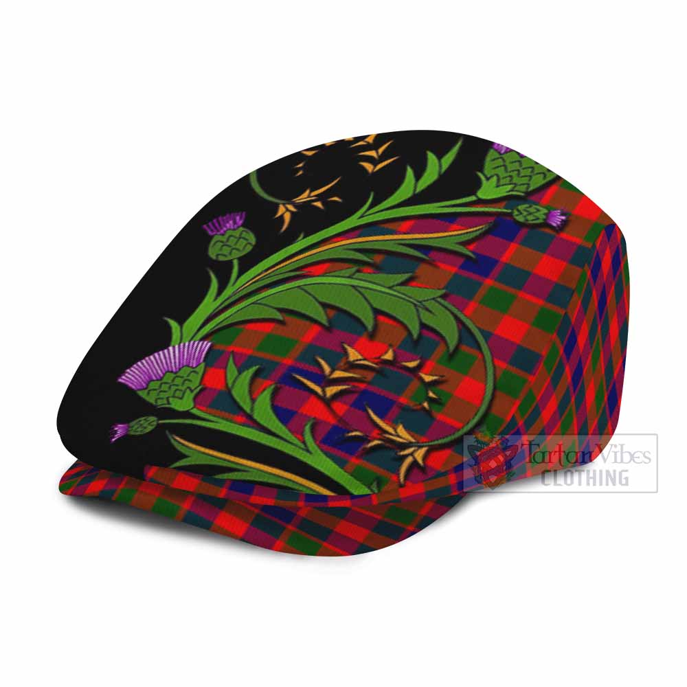 MacGowan (McGowan) Tartan Flat Cap, Jeff Cap Scottish Thistle Pride Heritage Art - Tartan Vibes Clothing