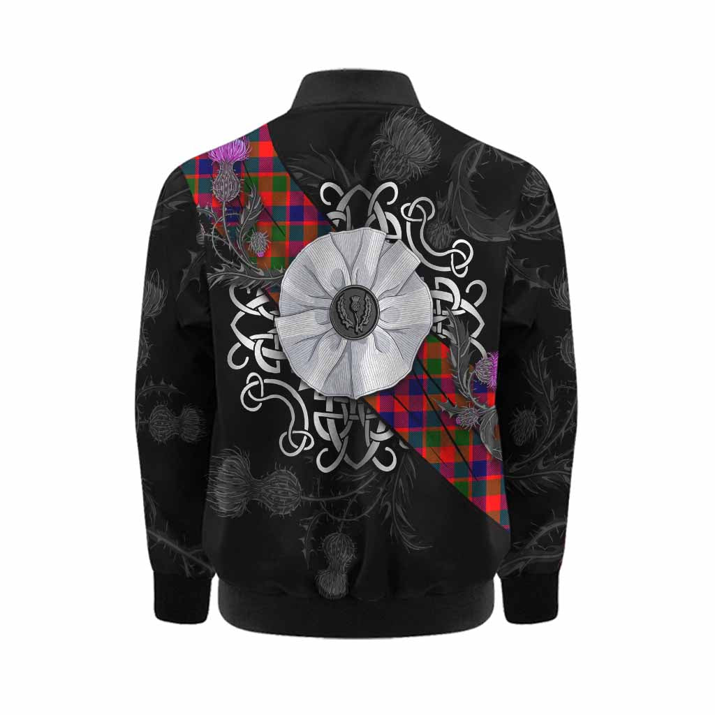 MacGowan (McGowan) Tartan Kid Bomber Jacket Jacobite White Rose Kid - Tartan Vibes Clothing