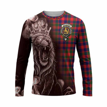 MacGowan (McGowan) Tartan Long Sleeve T-Shirt Roaring Lion Heritage
