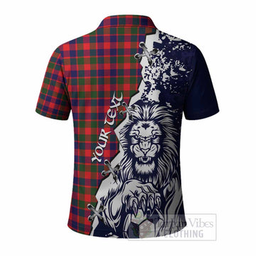 MacGowan (McGowan) Tartan Scottish Polo Shirt Angry Lion With Soccer Ball Style