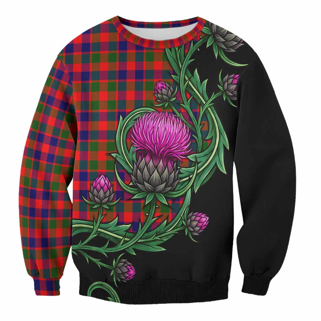 MacGowan (McGowan) Tartan Sweatshirt Resilient Scottish Thistle Unisex - Tartan Vibes Clothing