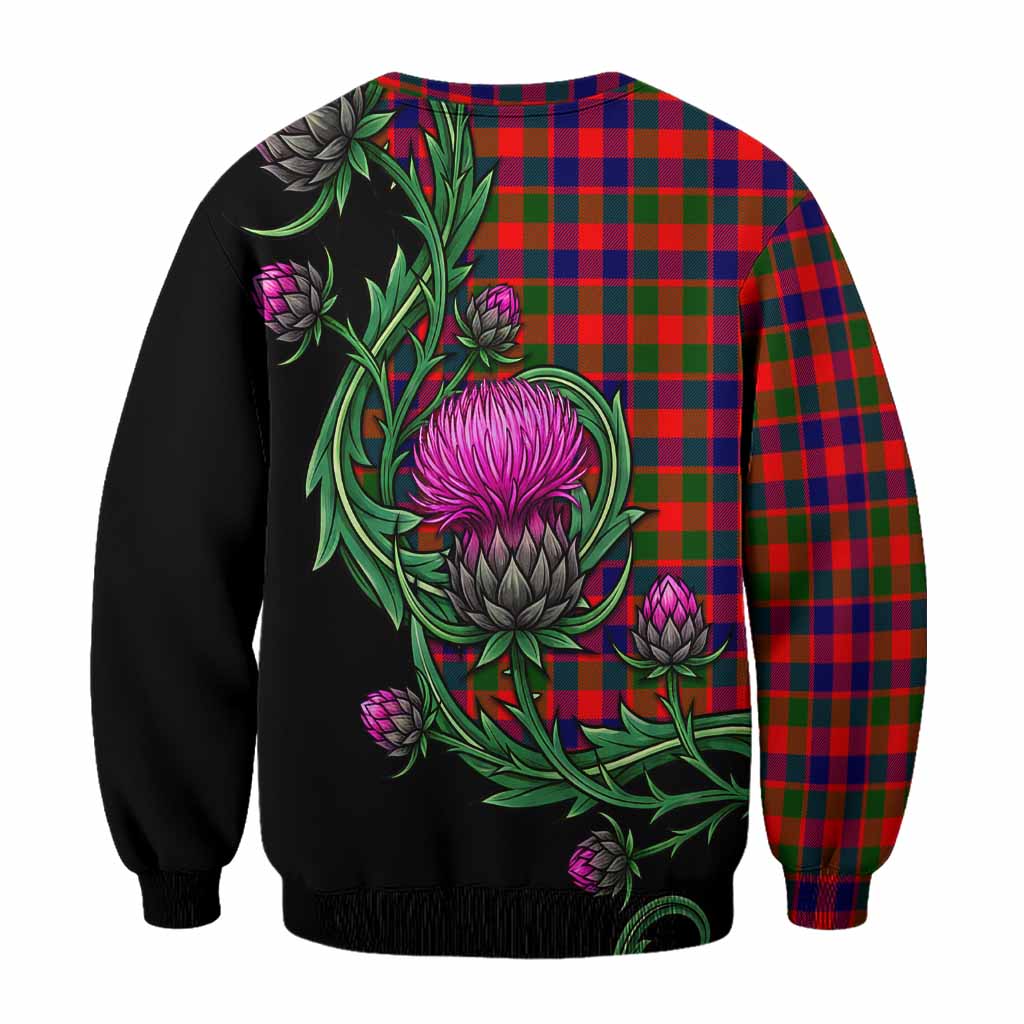 MacGowan (McGowan) Tartan Sweatshirt Resilient Scottish Thistle - Tartan Vibes Clothing