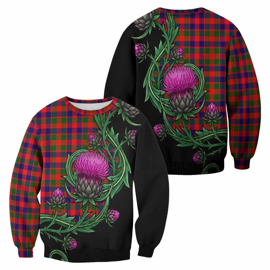MacGowan (McGowan) Tartan Sweatshirt Resilient Scottish Thistle - Tartan Vibes Clothing