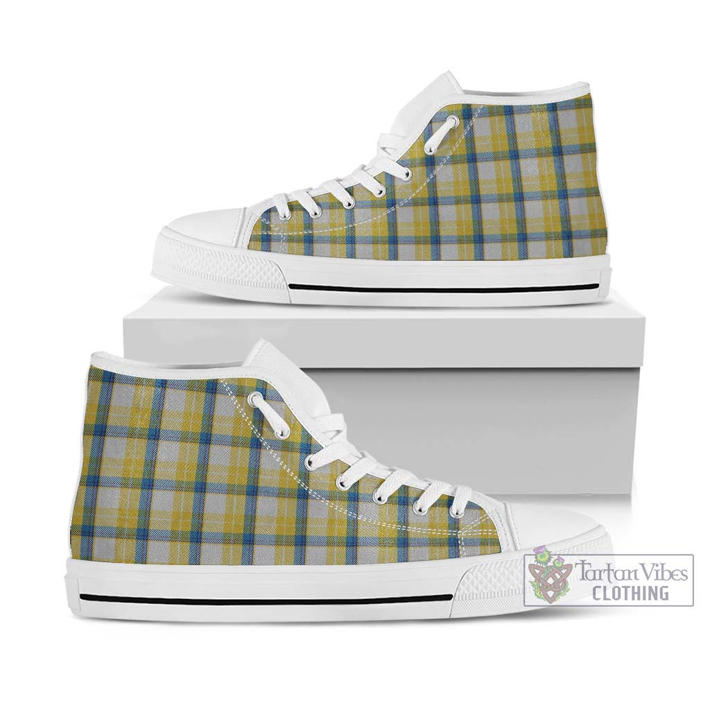 MacGrath Tartan High Top Shoes Kid High Top - White Sole - Tartan Vibes Clothing
