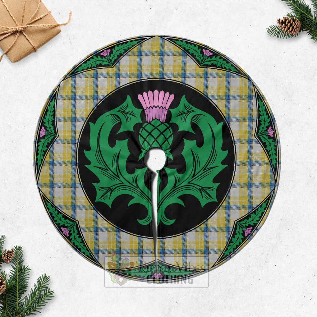 MacGrath (McGrath) Tartan Christmas Tree Skirt Scottish Thistle Style Casual Tree Skirts - Tartan Vibes Clothing