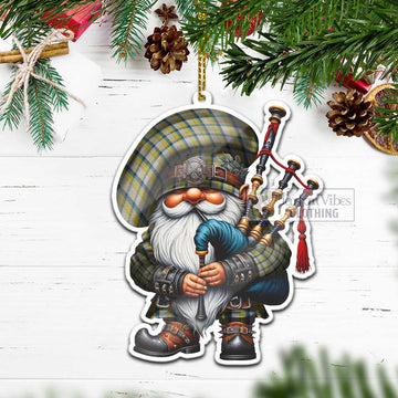 Tartan Vibes Clothing MacGrath (McGrath) Tartan Badpiper Gnome Christmas Ornament