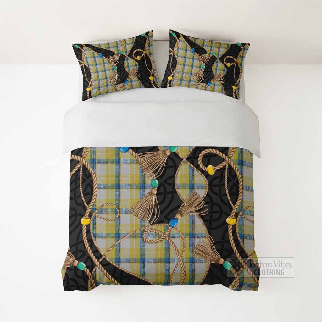 MacGrath (McGrath) Scottish Tartan Twisted Ropes Stylized Bedding Set - Tartan Vibes Clothing