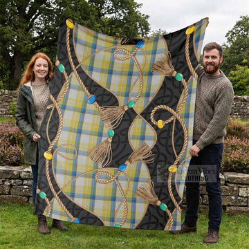 MacGrath (McGrath) Scottish Tartan Twisted Ropes Stylized Blanket - Tartan Vibes Clothing