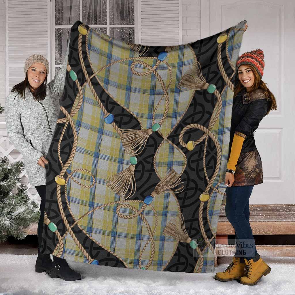 MacGrath (McGrath) Scottish Tartan Twisted Ropes Stylized Blanket - Tartan Vibes Clothing