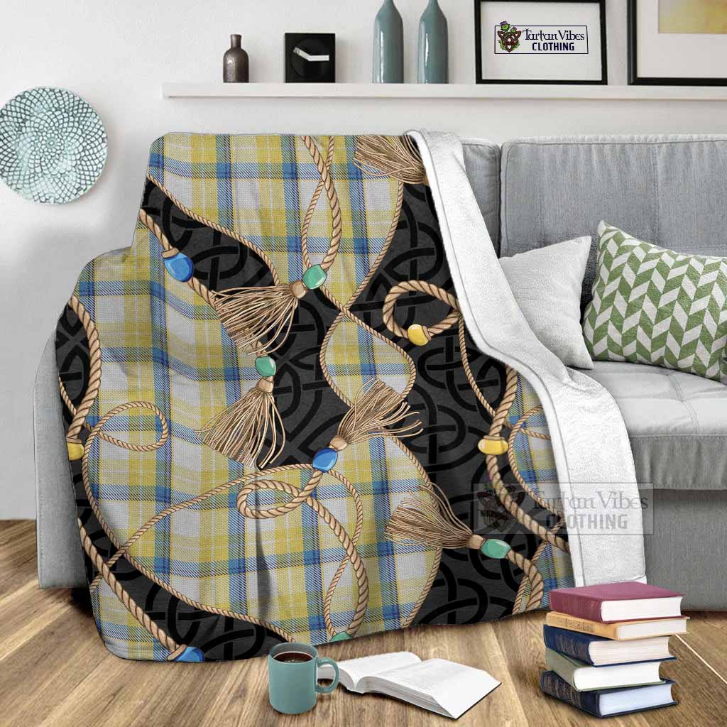 MacGrath (McGrath) Scottish Tartan Twisted Ropes Stylized Blanket - Tartan Vibes Clothing