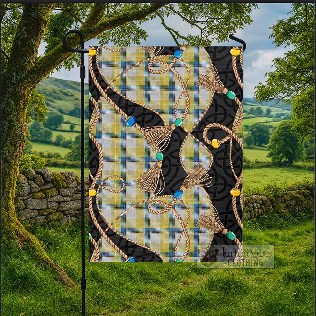 MacGrath (McGrath) Scottish Tartan Twisted Ropes Stylized Garden Flag - Tartan Vibes Clothing