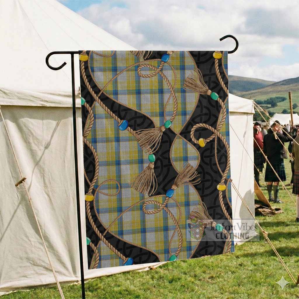 MacGrath (McGrath) Scottish Tartan Twisted Ropes Stylized Garden Flag - Tartan Vibes Clothing