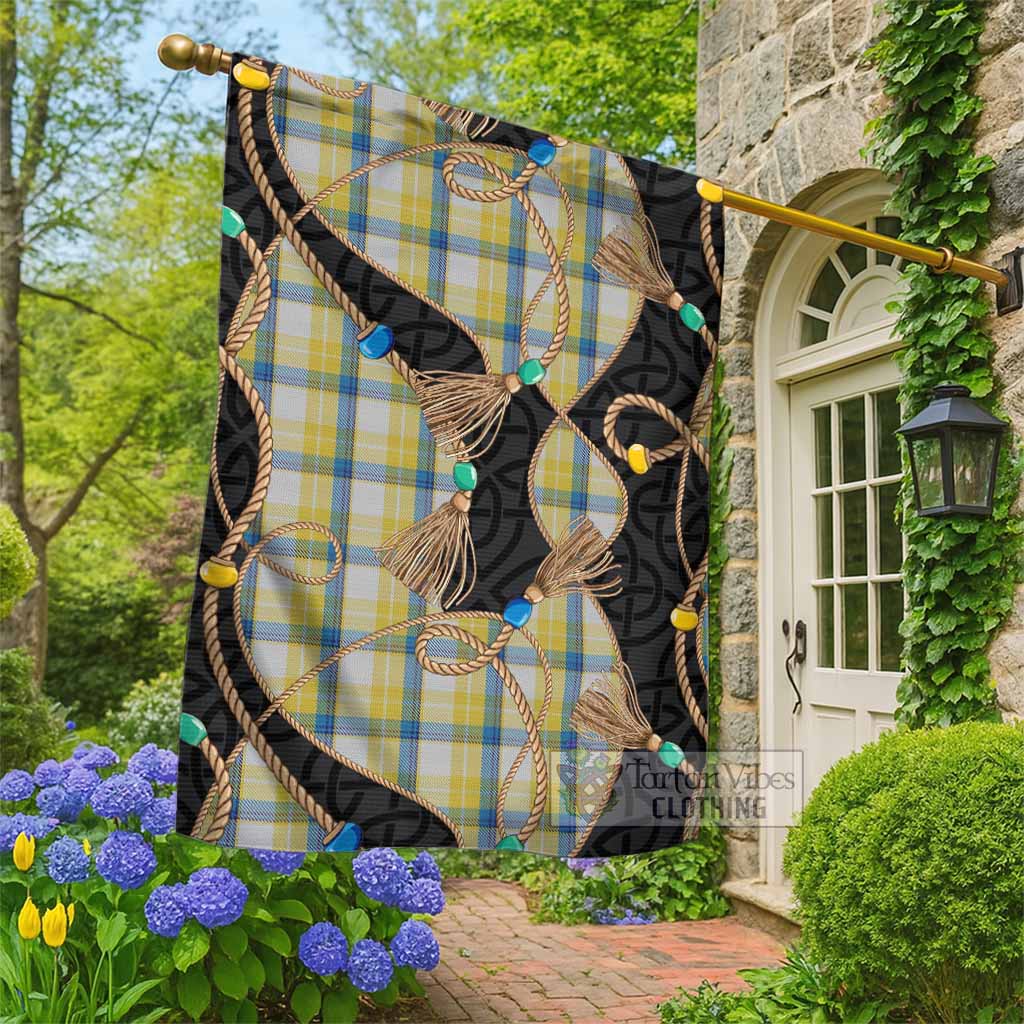 MacGrath (McGrath) Scottish Tartan Twisted Ropes Stylized Garden Flag - Tartan Vibes Clothing