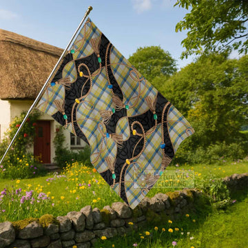 MacGrath (McGrath) Scottish Tartan Twisted Ropes Stylized House Flag - Tartan Vibes Clothing