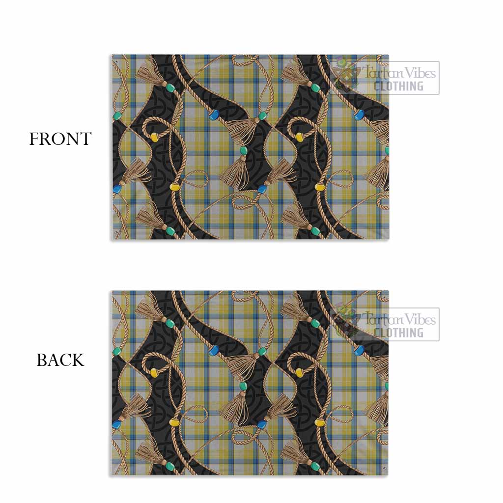 MacGrath (McGrath) Scottish Tartan Twisted Ropes Stylized House Flag - Tartan Vibes Clothing
