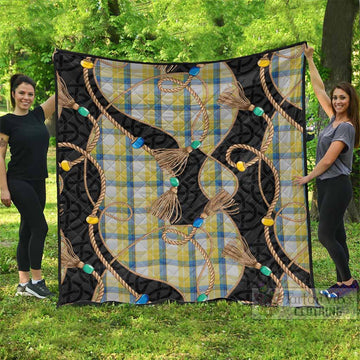 MacGrath (McGrath) Scottish Tartan Twisted Ropes Stylized Premium Quilt - Tartan Vibes Clothing