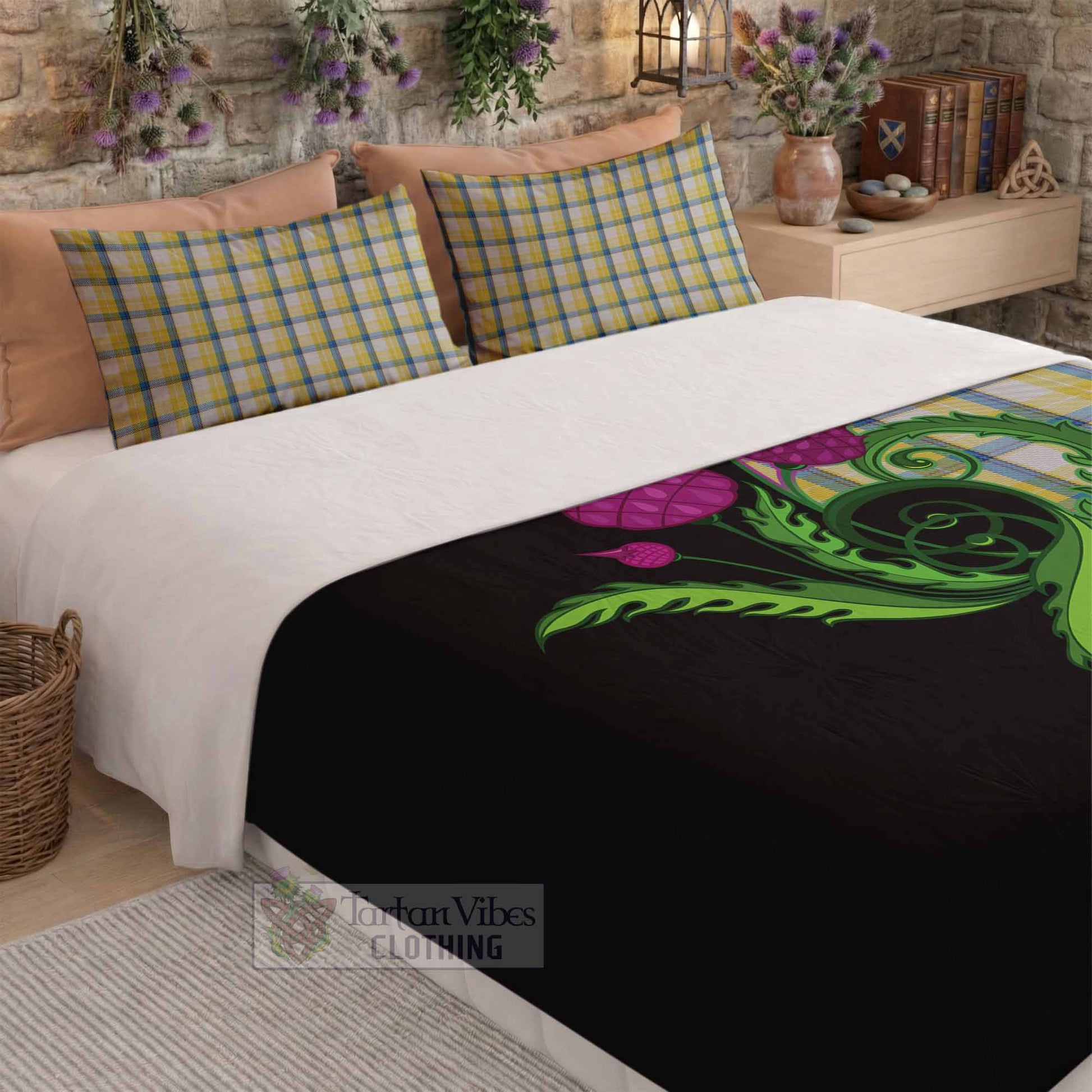 MacGrath (McGrath) Tartan Bedding Set Traditional Scottish Thistle - Tartan Vibes Clothing