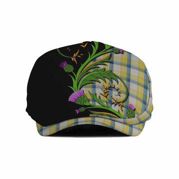 MacGrath (McGrath) Tartan Flat Cap, Jeff Cap Scottish Thistle Pride Heritage Art