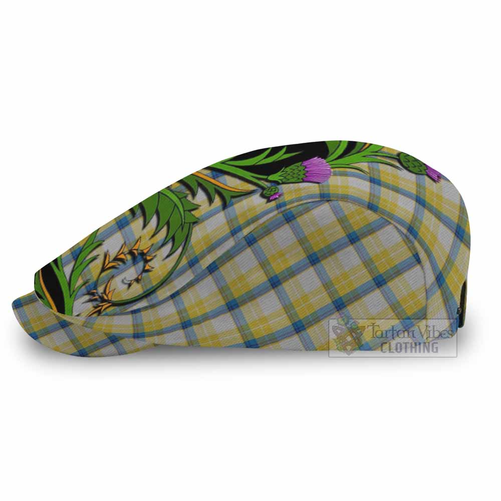 MacGrath (McGrath) Tartan Flat Cap, Jeff Cap Scottish Thistle Pride Heritage Art